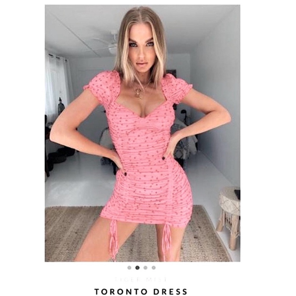 Tiger Mist Pink Heart Barbie Dress